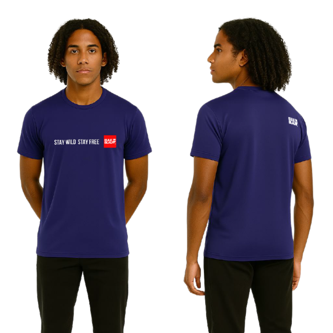 Polera Unisex Stay wild Stay free Navy