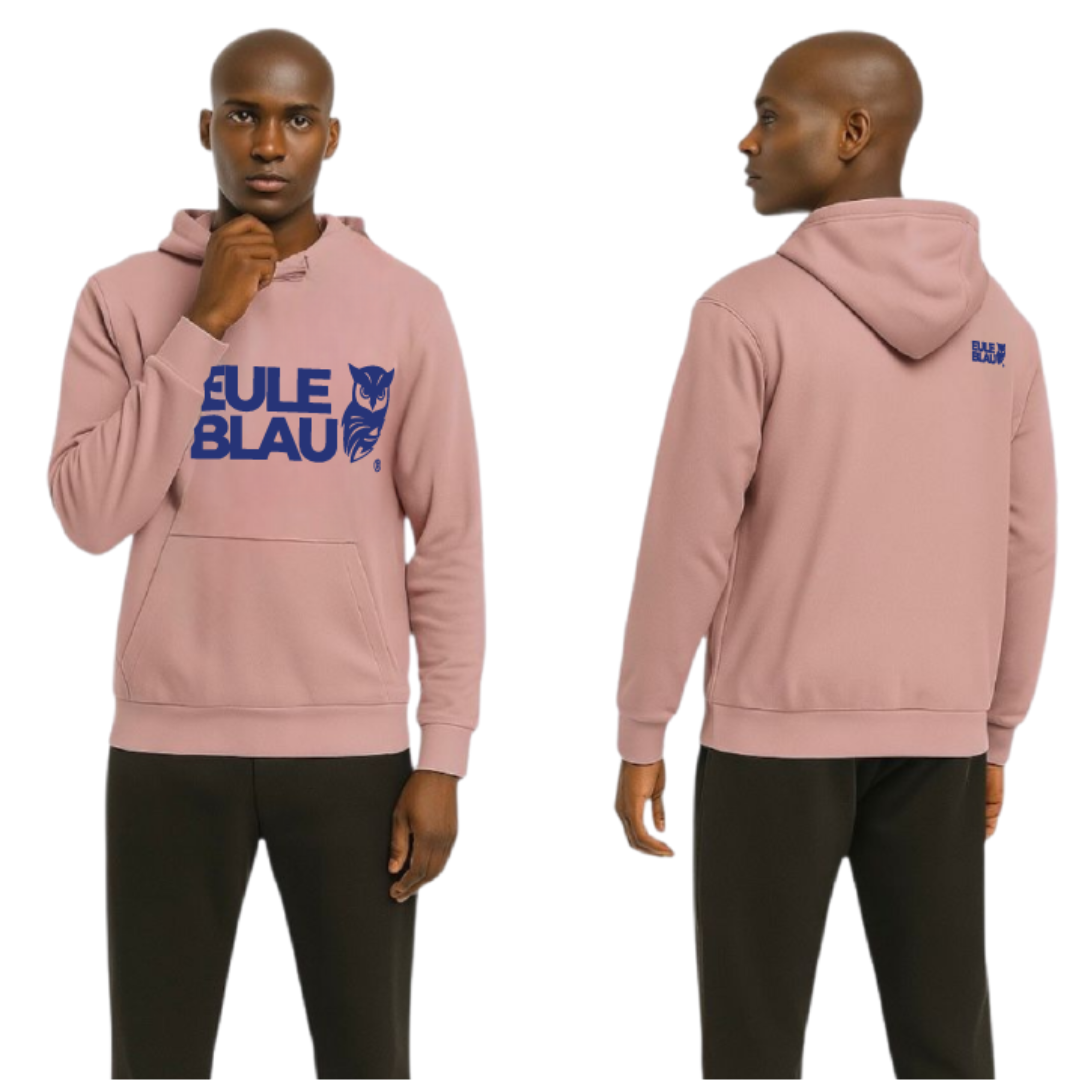 Polerón hooded Unisex wildcore soft rose/blue