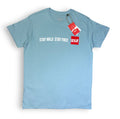 Polera Hypoallergenic unisex Stay wild Stay free BLUE FOG