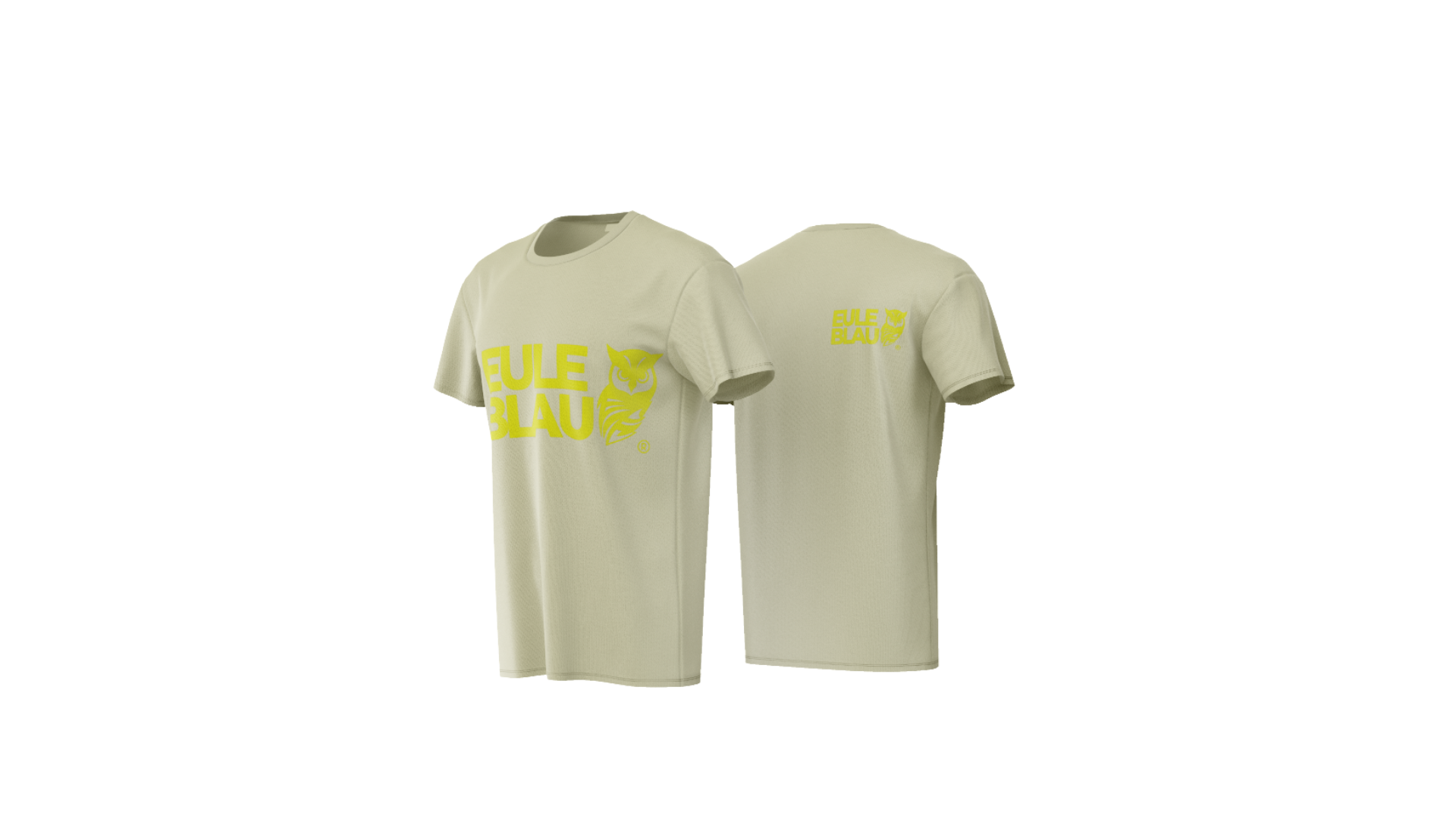 Polera Unisex Wildcore Off white/yellow