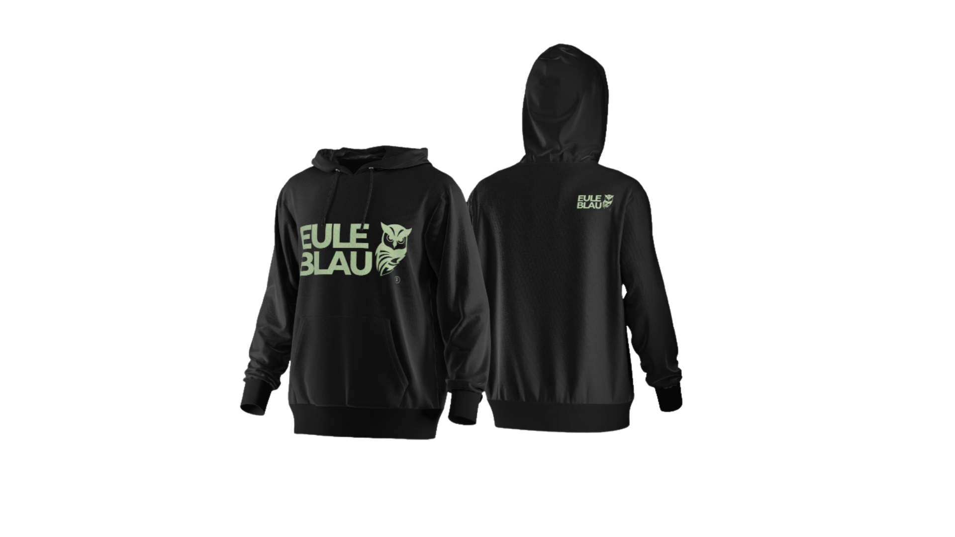 Polerón Hooded Unisex wildcore Black/lime