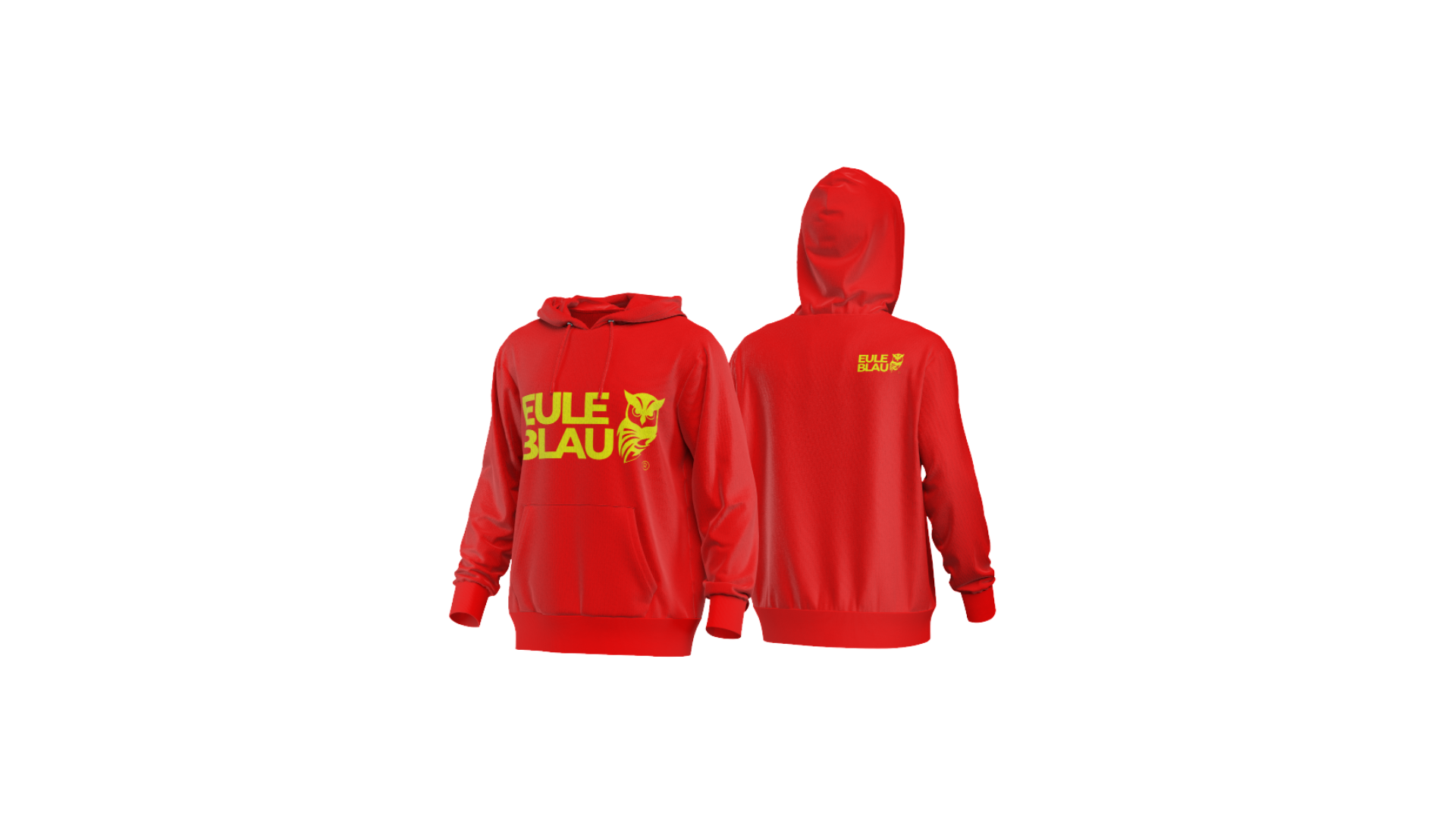 Polerón Hooded Unisex Wildcore Red/yellow