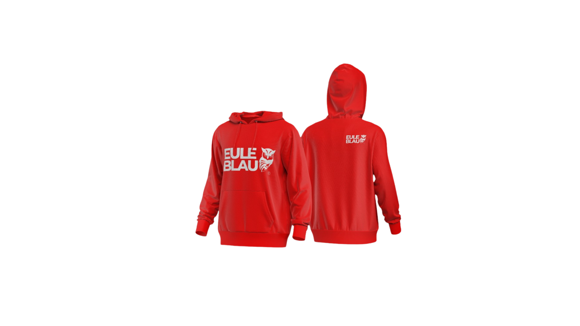 Polerón Hooded Unisex Wildcore Red/white