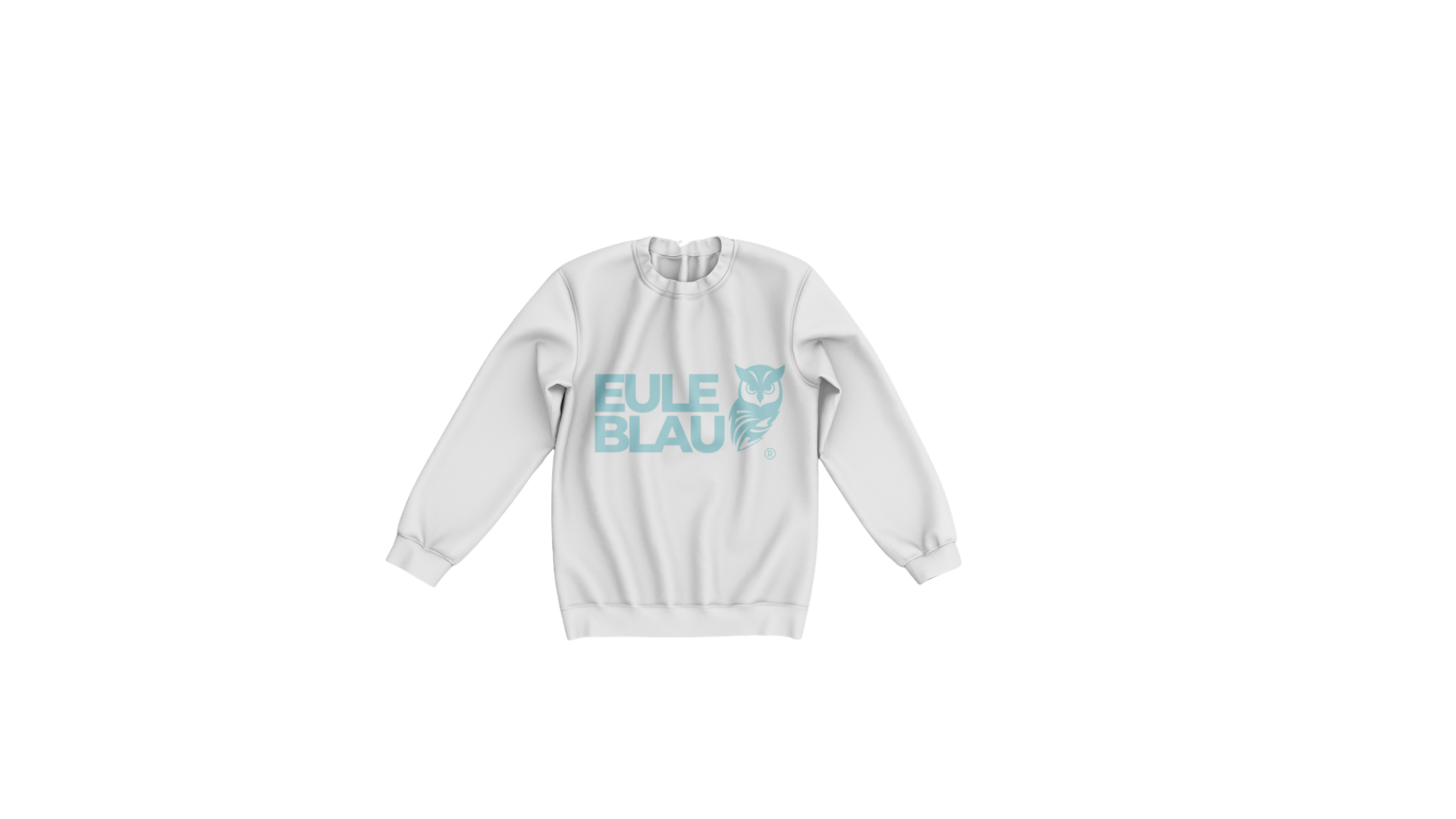Polerón Unisex andes polo crew White/ sky blue
