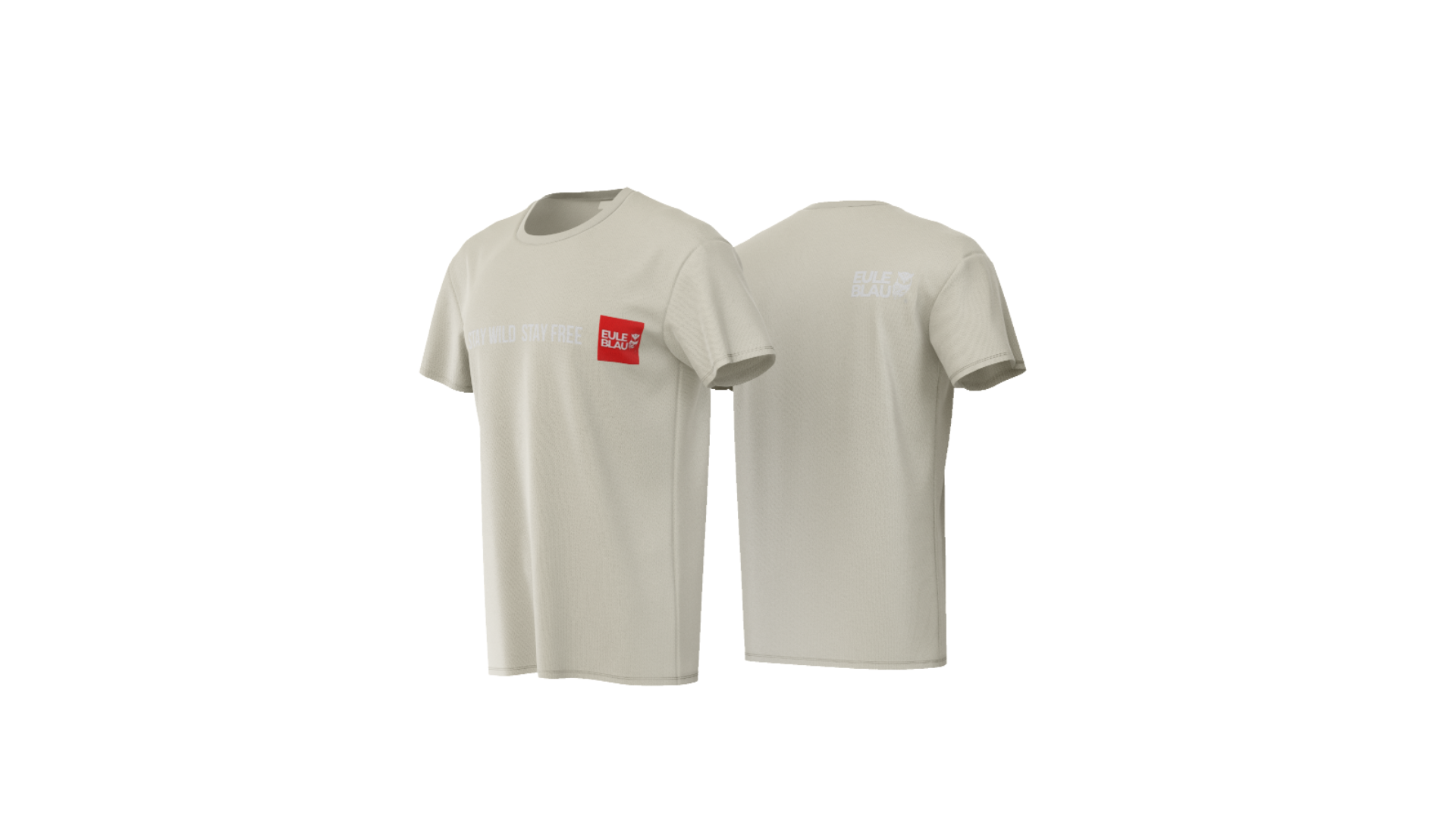 Polera Unisex Stay wild Stay free Off white