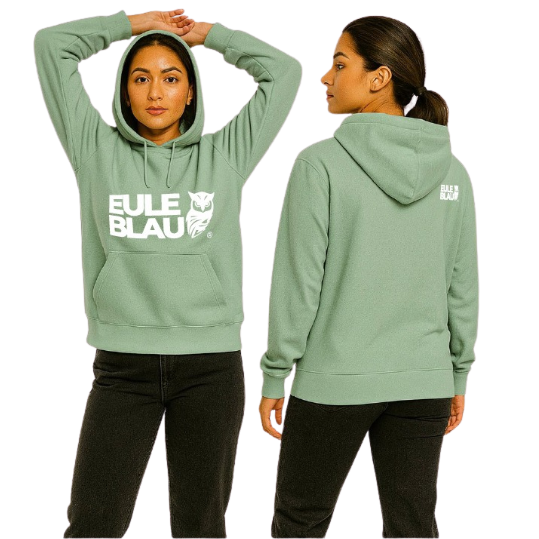 Polerón Hooded Unisex wildcore Sage/white
