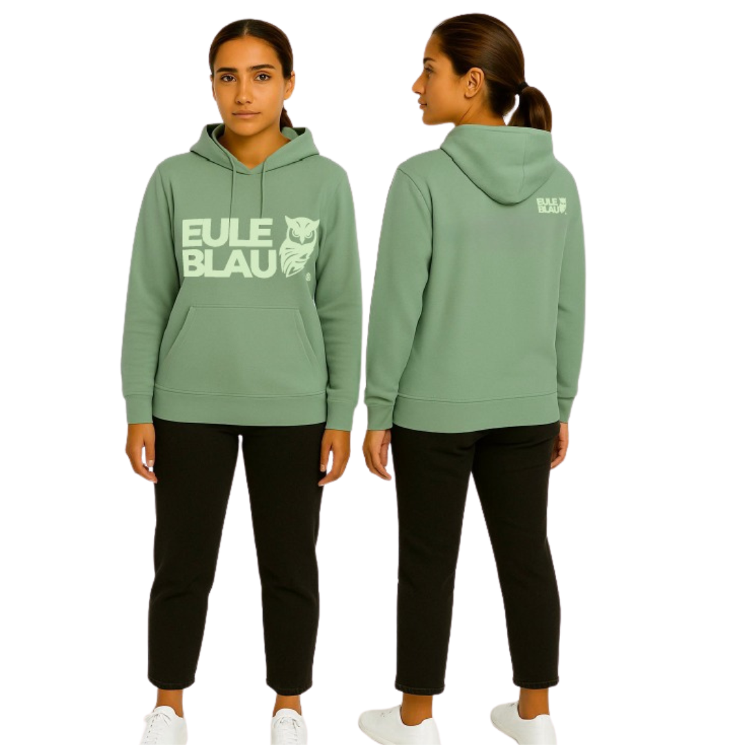 Polerón hooded Unisex wildcore Sage/green