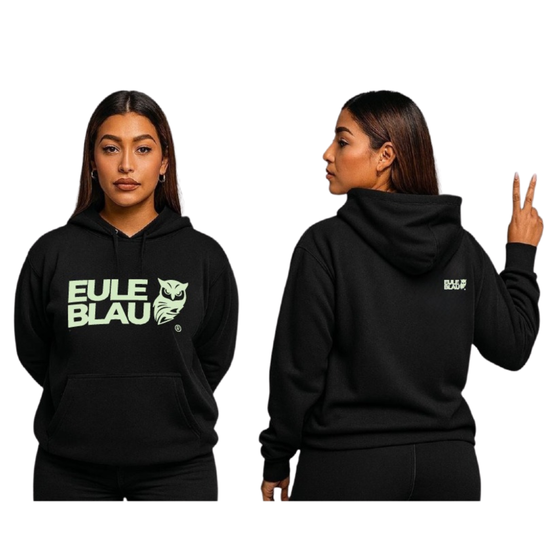 Polerón Hooded Unisex wildcore Black/lime