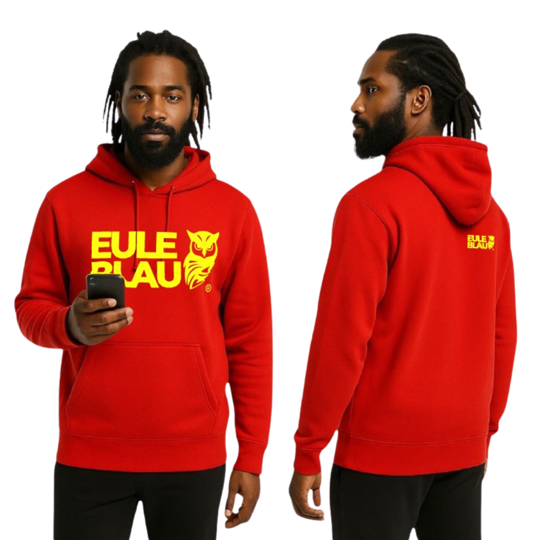 Polerón Hooded Unisex Wildcore Red/yellow