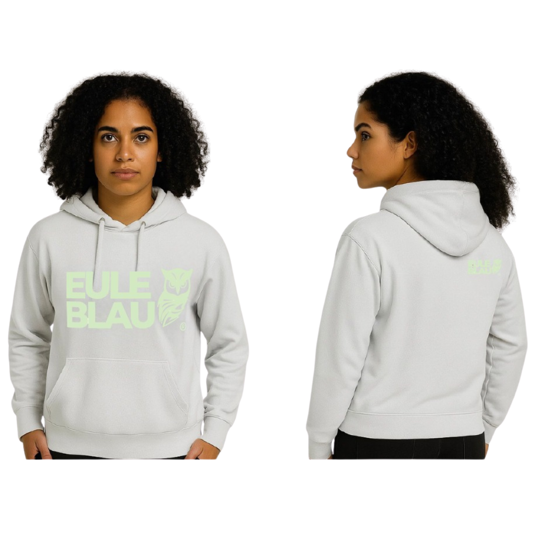 Polerón hooded Unisex wildcore White/green