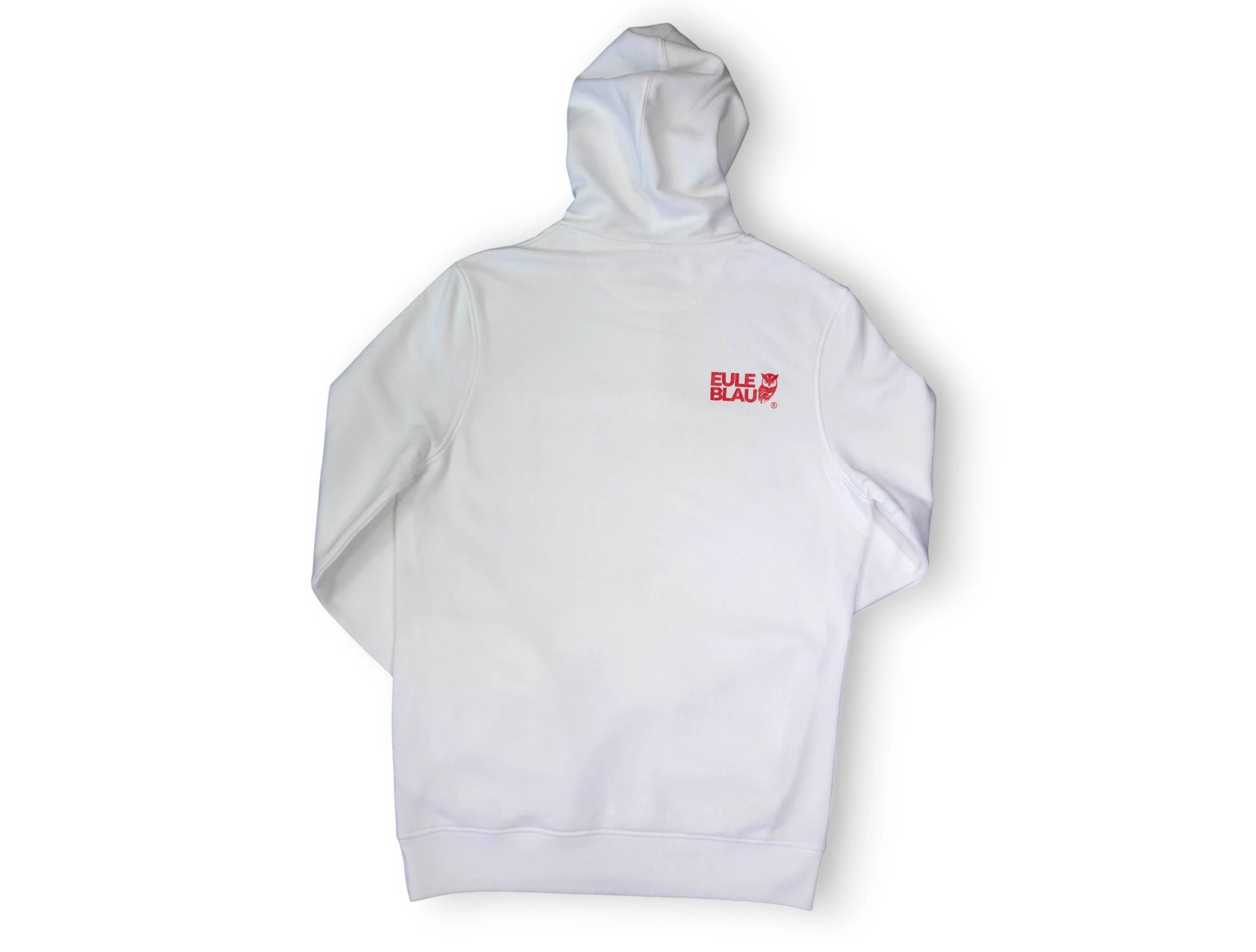 Polerón hooded Organic wildcore White/red