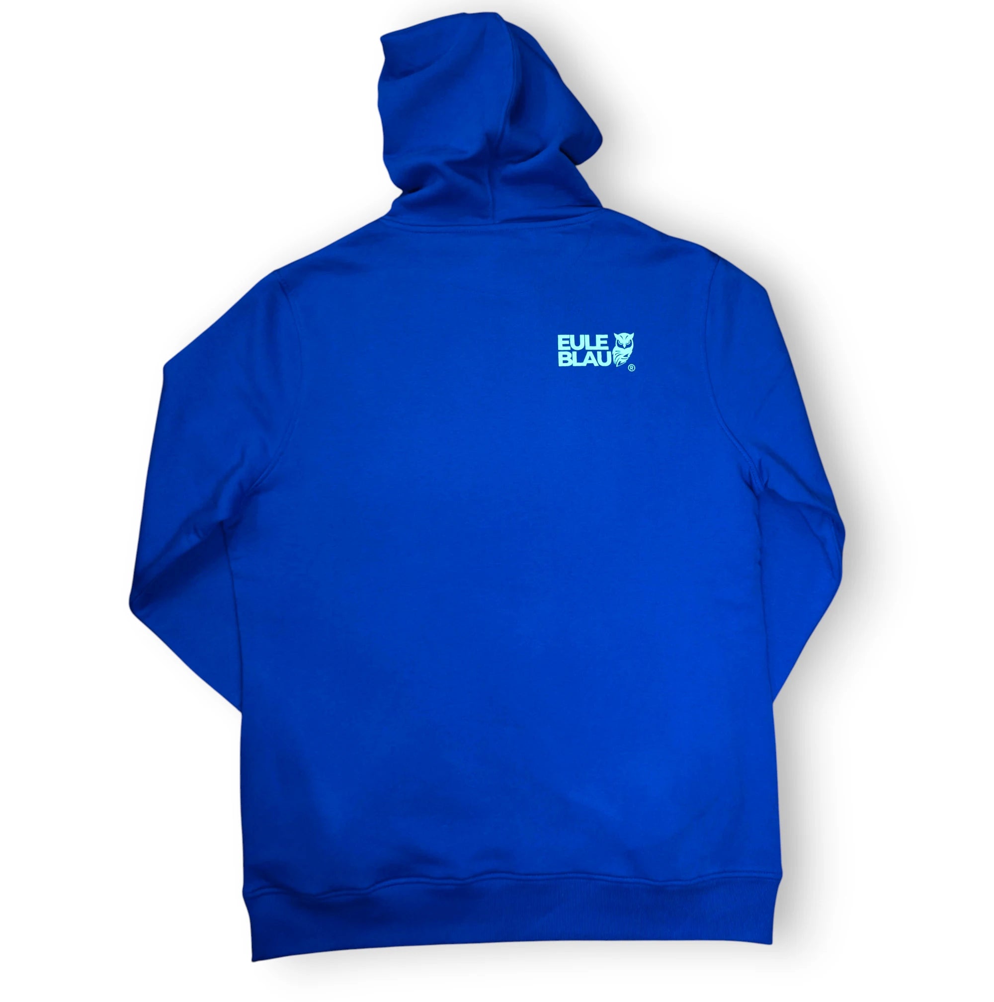 Polerón hooded Organic wildcore azul/celeste