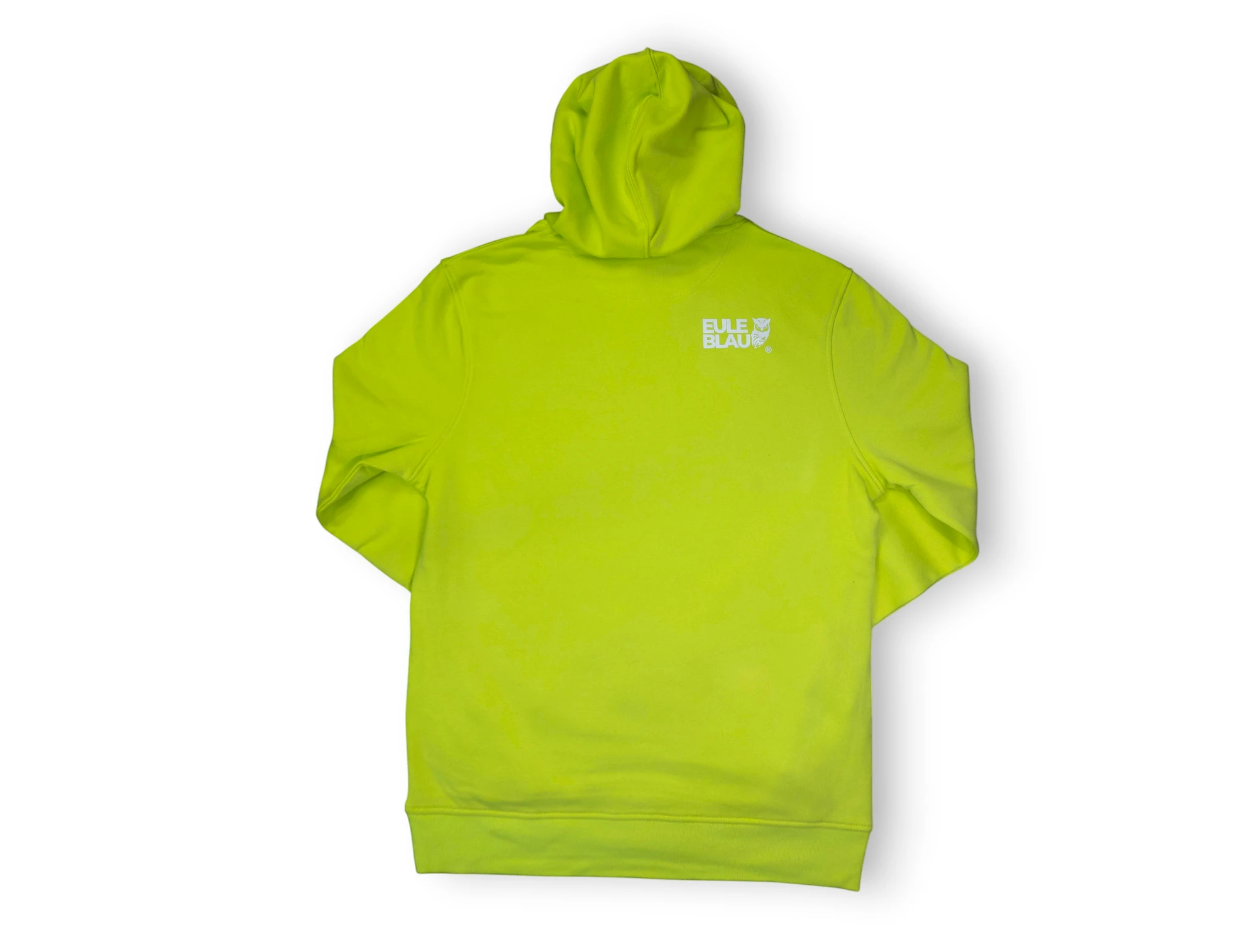 Polerón hooded Organic wildcore Lime/white