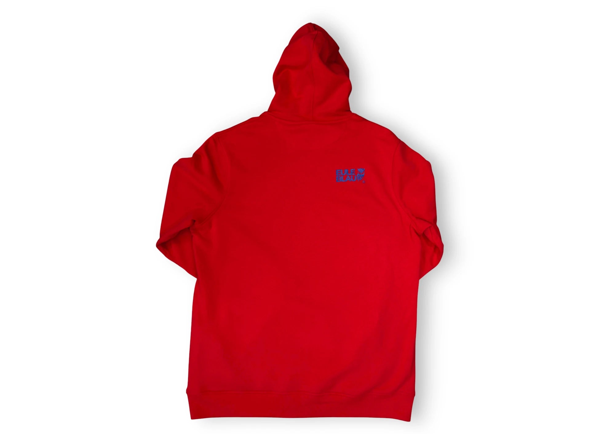 Polerón hooded Organic wildcore red/blue