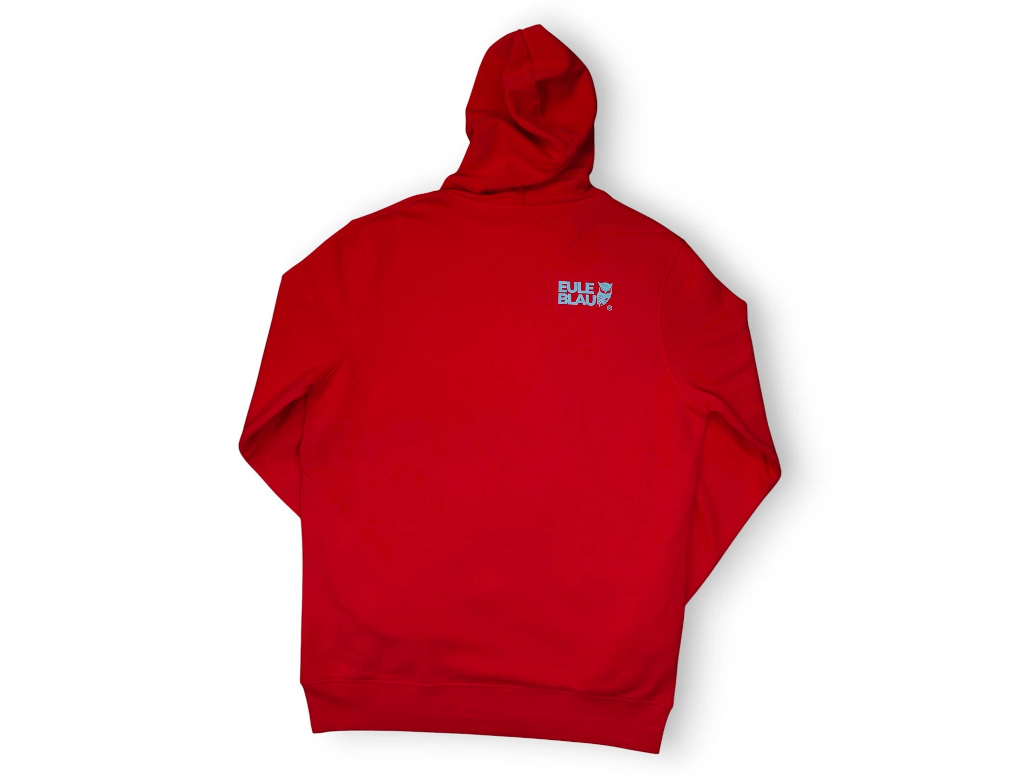 Polerón hooded Organic wildcore Rojo/celeste