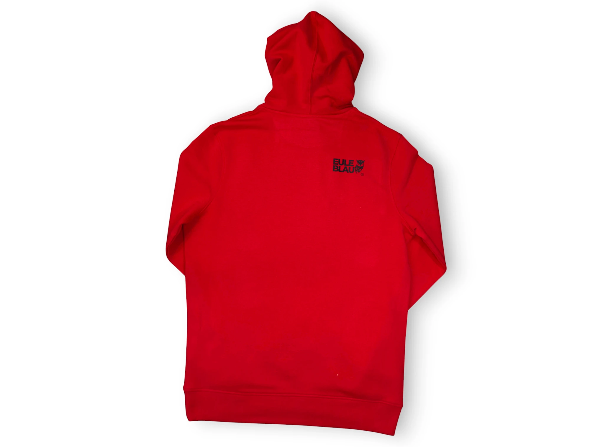 Polerón hooded Organic wildcore rojo/negro