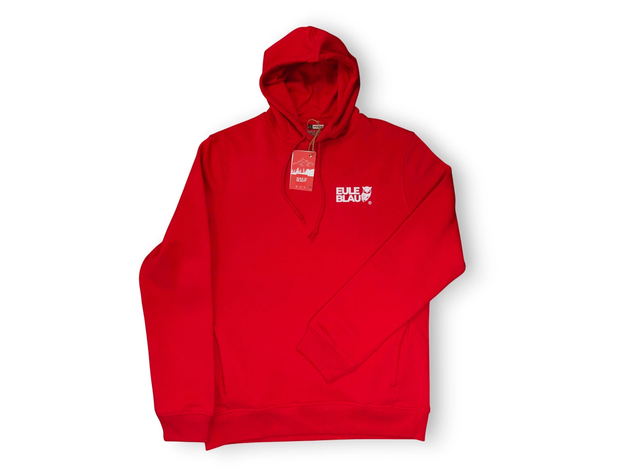 Polerón Hooded Organic stay wild stay free Red
