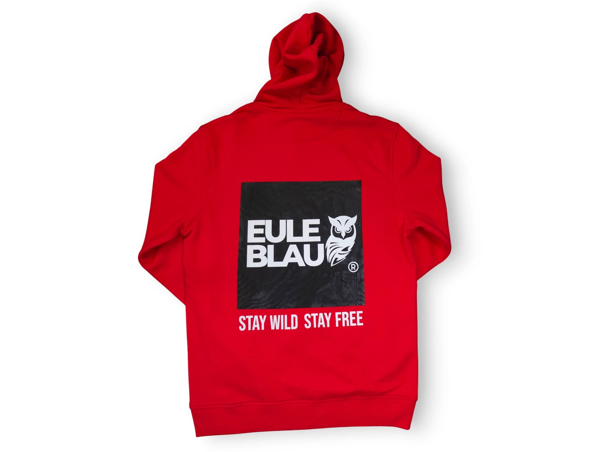Polerón Hooded Organic stay wild stay free Red