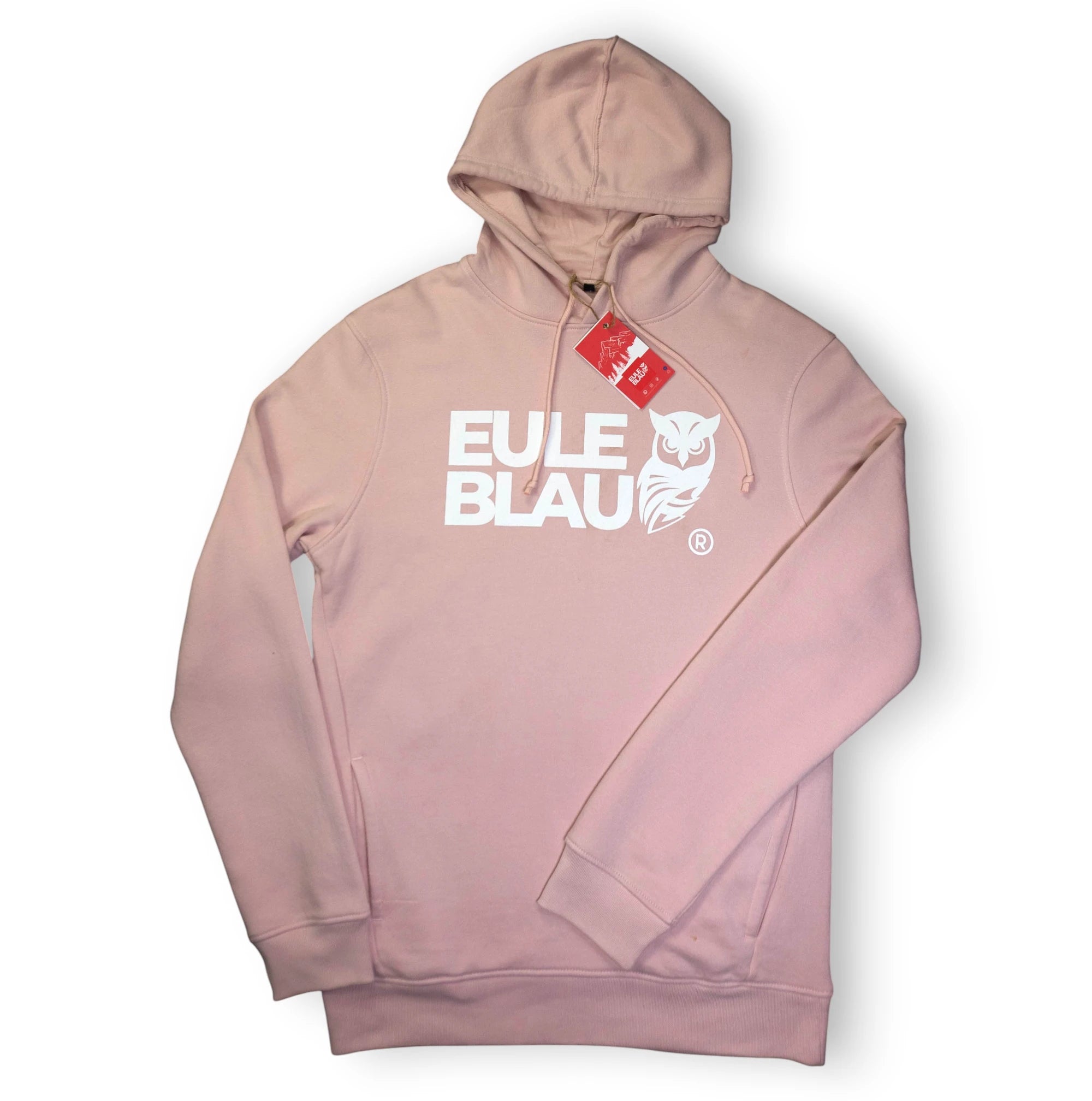 Polerón Hooded Organic Wildcore Soft Rose/white