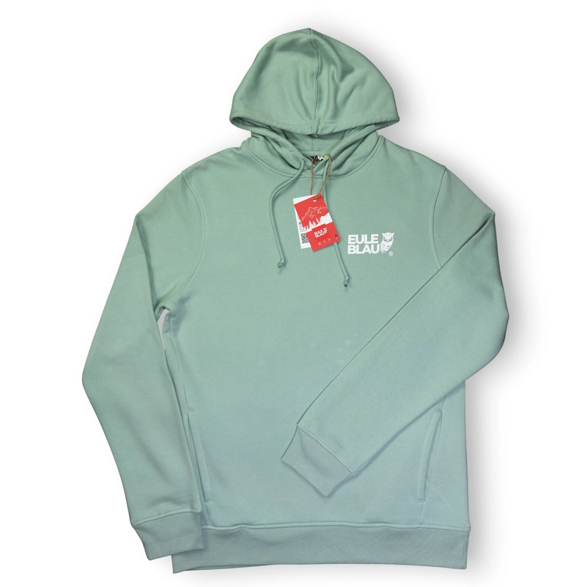 Poleron hooded Organic stay wild stay free Sage