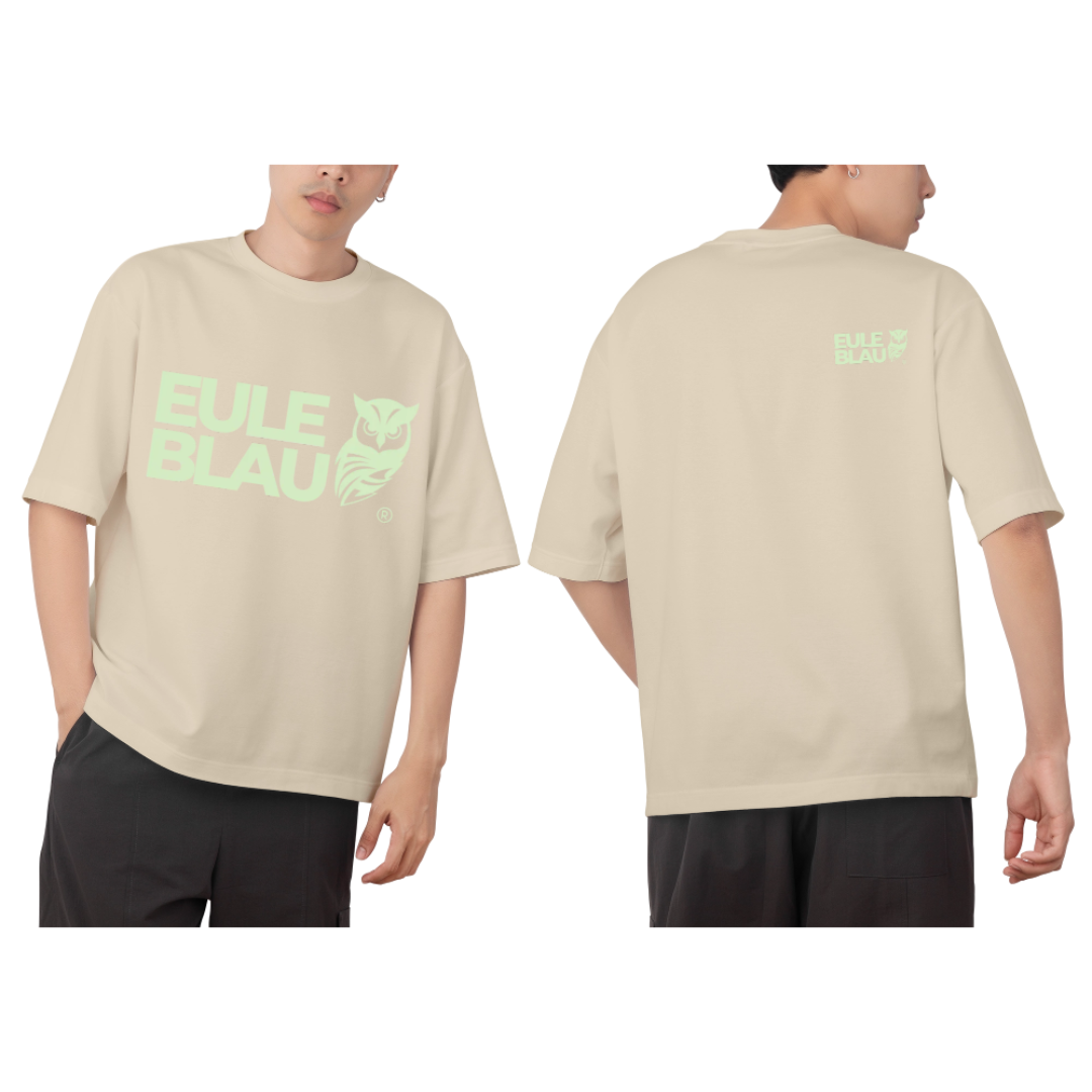 Polera Unisex Wildcore Offwhite/green