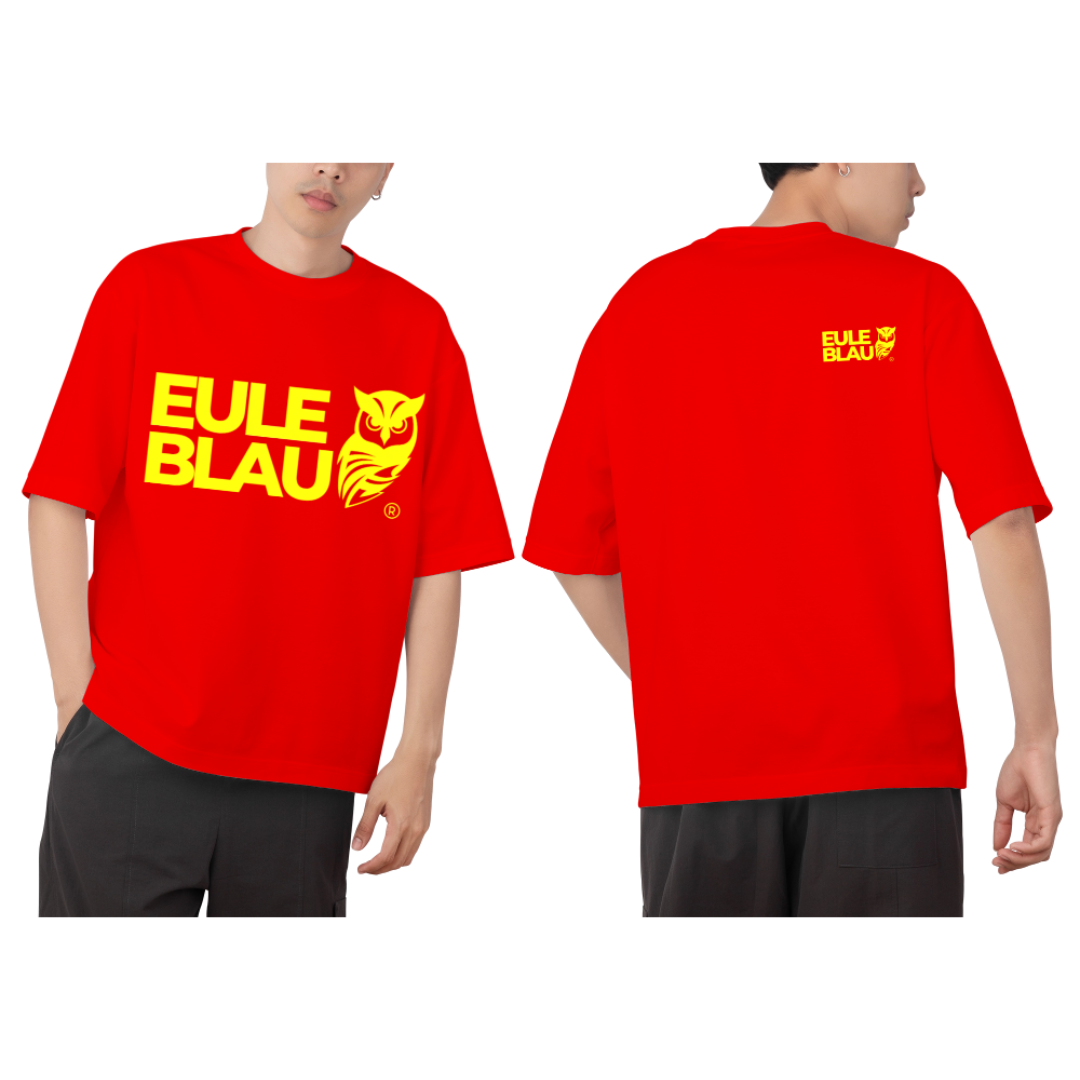 Polera unisex wildcore Rojo/amarillo