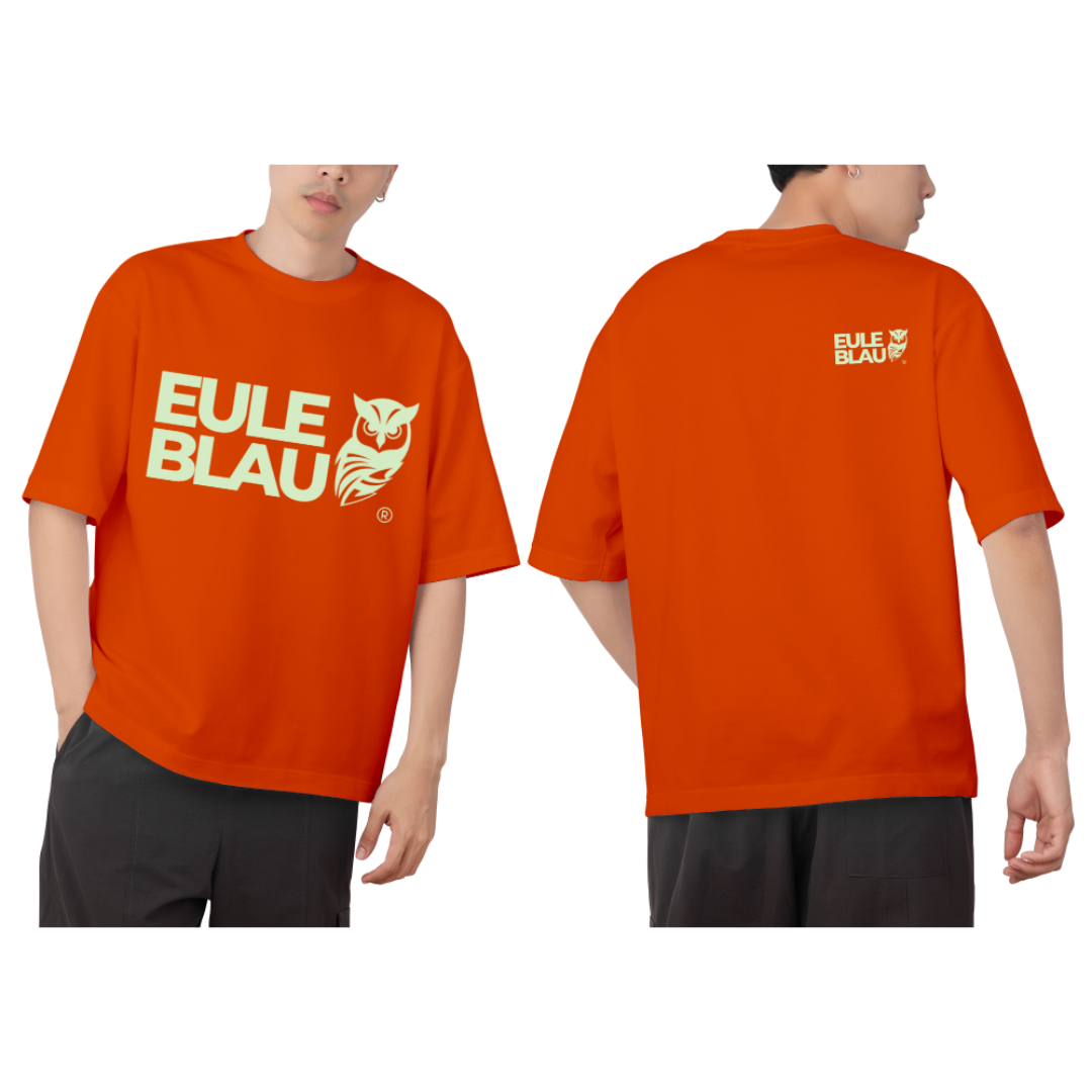 Polera unisex wildcore orange/green